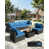 Black Rattan Navy Blue selected