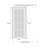 Pocket Door Quadro 4522 Matte Black with Clear Glass Kit Trims Rail Hardware Solid Wood Interior Bedroom Sturdy Doors-18" x 96"-75672963
