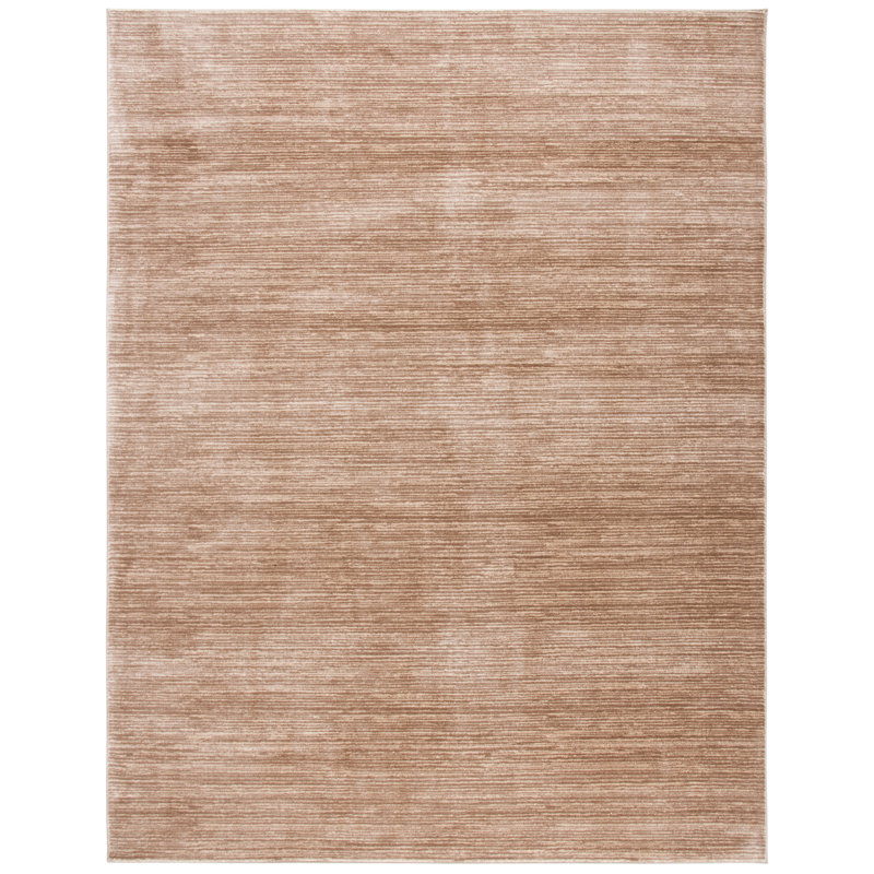 Aaishah Light Brown Area Rug, Rectangle 8' x 10'