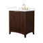 Palmilla 30" Freestanding Single Bathroom Vanity with Cultured Marble Top-563657735-563657737-541032556