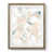 Toile avec cadre noyer