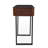 Solid Wood Entryway Table with Fluted Design-357516460