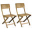 Chaise de patio pliante Alban