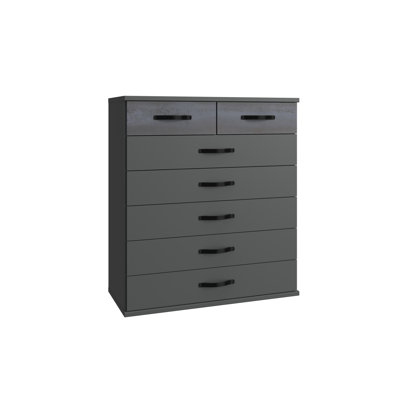 Dmarco 91 cm W Chest of 7 Drawers