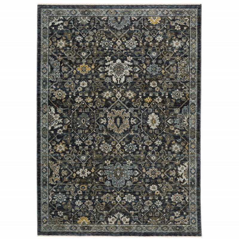 Hovis Oriental Indoor Rug, Rectangle 2' x 3'