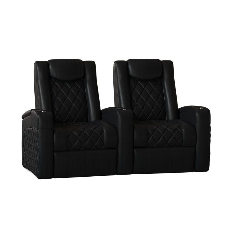 Sièges de cinéma inclinables Azure (rangée de 2), Onyx Smartsuede