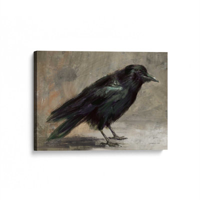 Portrait of a Black Crow by Danhui Nai Art Print