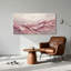 Ensemble de 1 tableau sur toile « Vagues roses »-129281566-129281567