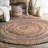 Lovetto Bohemian Handmade Braided Red Rug-1533852985