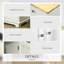 Buffet moderne - Plateau en bois massif, 3 tiroirs, portes, tablette réglable pour un rangement efficace dans la cuisine. Blanc.