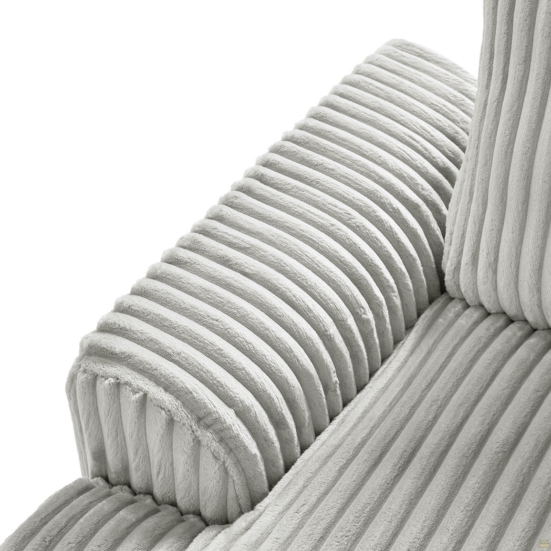Canapé modulaire surdimensionné de 129 po en forme de U Canapé-lit rembourré