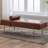 Haye Faux Leather Upholstered Bench-1062483515