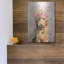 Red Barrel Studio 'Flower Crown Goldendoodle 2' by Furbaby Affiliates Metal Wall Art-1328075325
