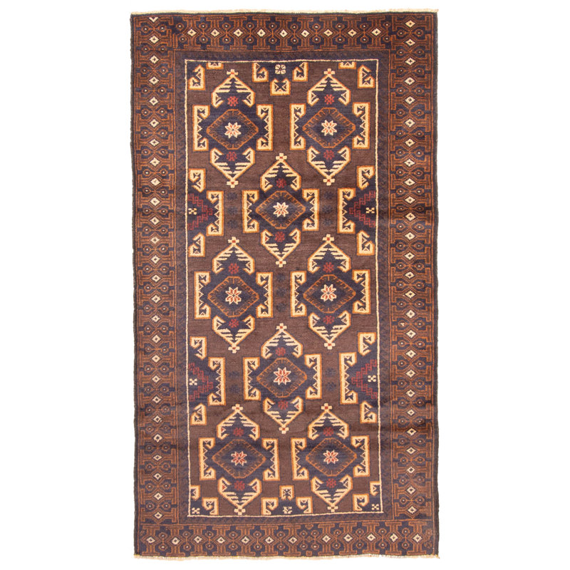 Rizbaft Brown Rug 3'3" x 6'0"