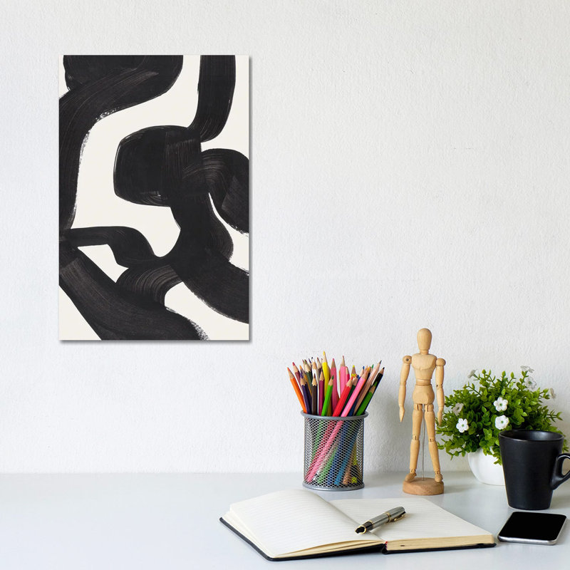Ink Maze II by EnShape - Wrapped Canvas Gallery-Wrapped Canvas Giclée, 20.32 cm H x 30.48 cm W