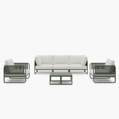 Sylva Modern Modular Patio Sofa,full set