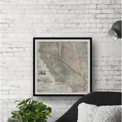 " Map Of California And Nevada "