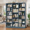 Grande bibliothèque en bois à 6 niveaux H 74 po x l 59 po Wakil