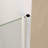 34"X 72" Pivot Shower Door, Brushed Nickel Frame, Half Frame ,1/4"(6Mm) Tempered Glass Explosion Proof Film-119866310