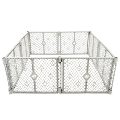 PAWS PETYARD 8-PANEL GRAY PET PEN