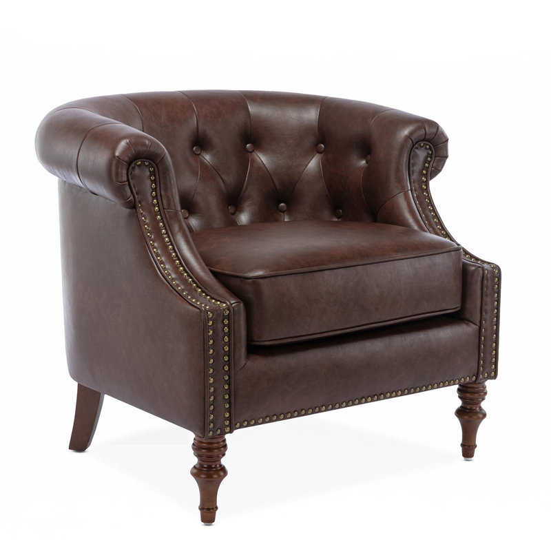 Button Tufted Accent Chair
