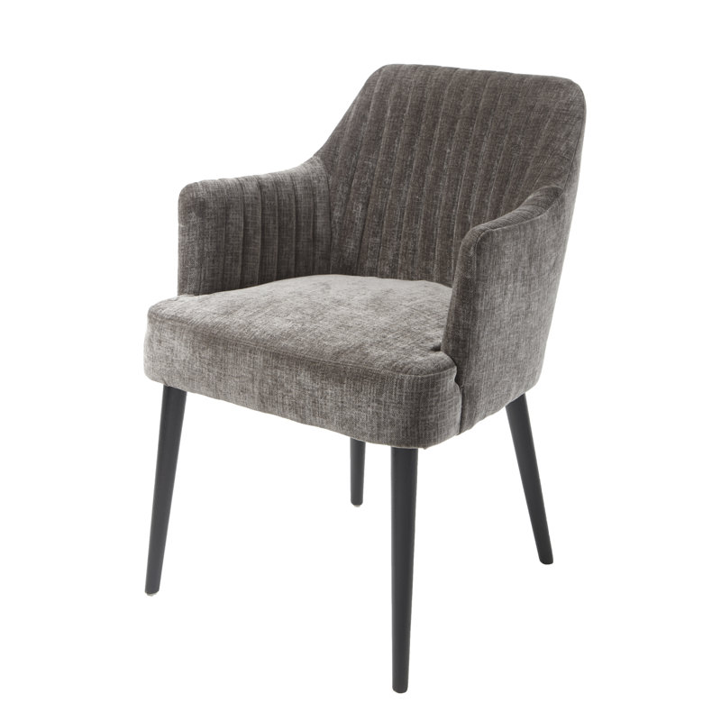 Fetters Upholstered Armchair, Mouse