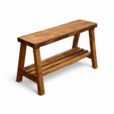 Daigen Solid Wood Storage Bench