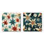 Coastal Starfish Symmetry - Abstract Botanicals Square, ensemble de 2 collages carrés-101862002-101862001
