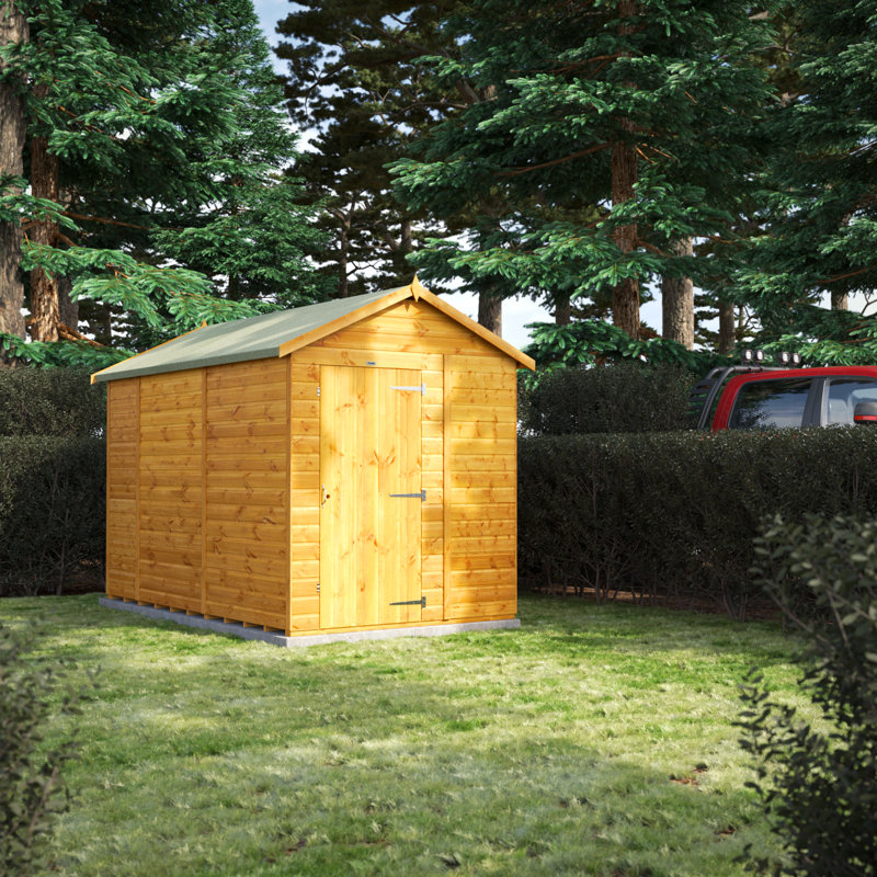 Powersheds 10 x 6ft Timber Tongue & Groove Windowless Garden Shed