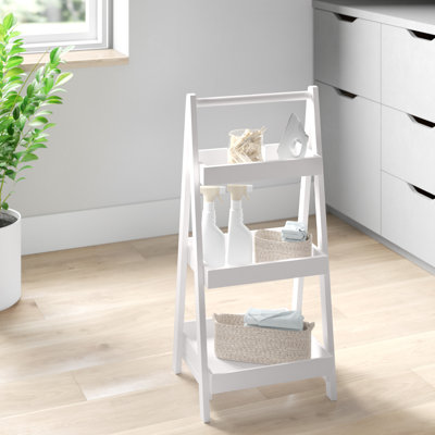Meeka Solid Wood Bathroom Shelves