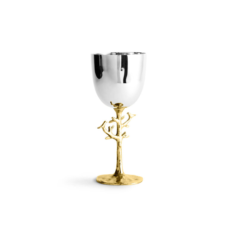 Tree of Life Gold Kiddush Cup