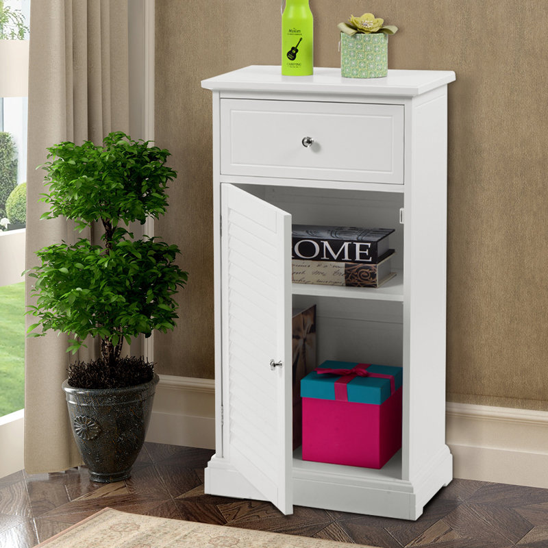 Armoire de salle de bain autoportante h 35 po x l 18 po x l 18 po x p 11,4 po Kipp