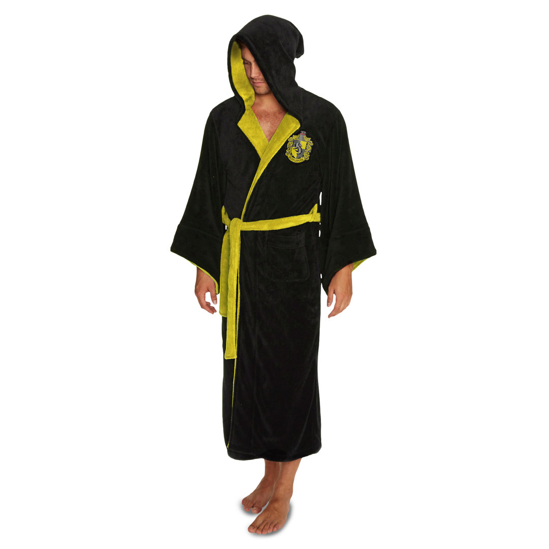The Wizarding World of Harry Potter Fleece Mid-Calf Bathrobe with Pockets and Hood