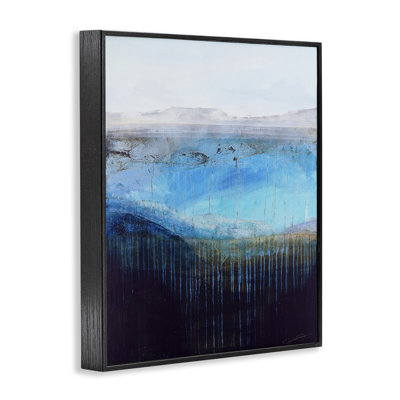 «Intense Abstract Landscape», art de la giclée encadrée par Ruth Fromstein