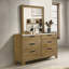 Commode transitionnelle avec 6 tiroirs de rangement pour la chambre à coucher