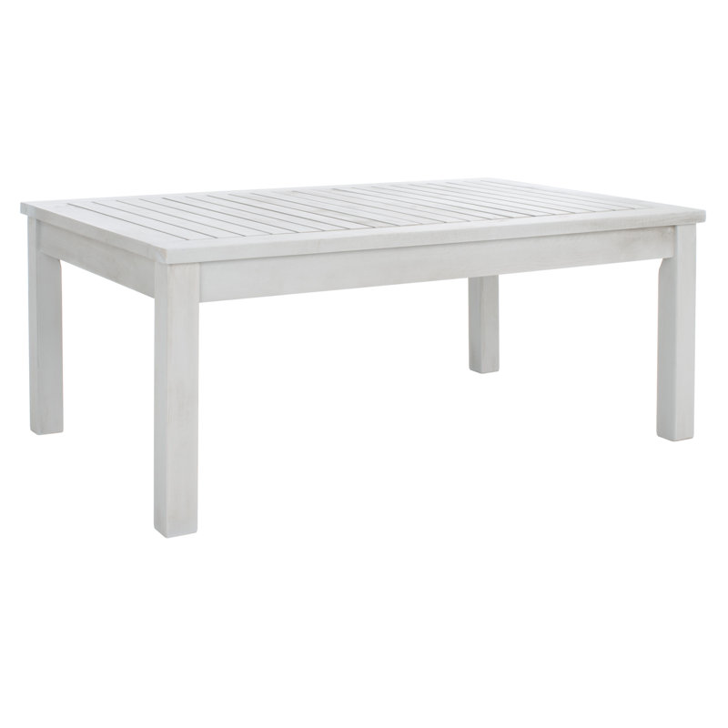Petoskey Acacia 5 - Person Patio Conversation Set with Cushions, White, Gray