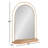 Ima Metal Flat Mirror with Shelves