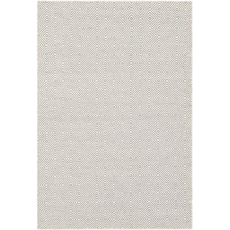 Tapis contemporain contemporain gris, Rectangle 4 pi 1 po x 6 pi 1 po