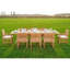 Gorgas Outdoor 9 - Piece Teak Dining Set