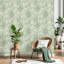 Papier peint adhésif pelez et collez céladon gris écume de mer verte couleur abstraite papier contact béton amovible auto-adhésif mural pour armoires de cuisine de chambre à coucher 24 po x 118 po-1643370930