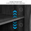 71'' H Arched 6-Tier Storage Bookcase-2143373923