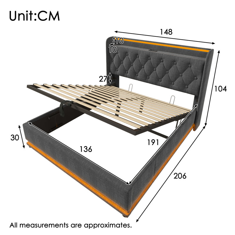 Double (4'6) Bed Frame