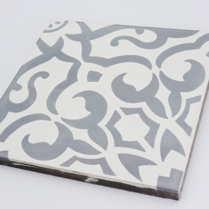 Guzik 8" x 8" Cement Patterned Wall & Floor Tile