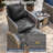Billmont Wicker/Rattan 2 Person Seating Patio Conversation Sets With Ottoman-1867202435