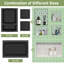 Niche de douche, 25 po x 17 po, 3,8 po, taille réelle 14 po + 16,5 po (grande grille) 14 po + 6 po (petite grille)