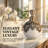Lavinia Frosted Glass Soap Dispenser for Modern Bathroom Accessories and Christmas Gift Decor