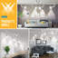Ensemble d'éclairage sur rail 4 lumières (GU10)