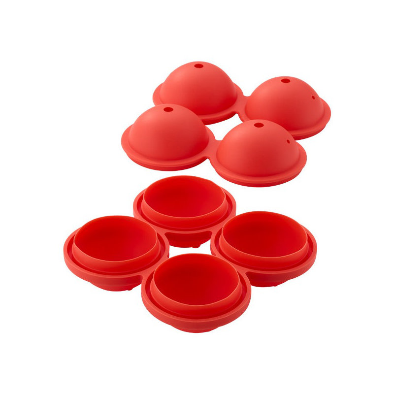 Judge Silicone, Round Ice Cube Mould, Berry