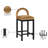 Conrad Letcher Velvet Counter Stool-379838286