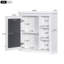 Armoire de rangement pour miroir de salle de bain 30 po x 28 po, conception moderne, intimité dissimulée, gris, armoire murale - 28 po, rangement spacieux, inclus,-584634040